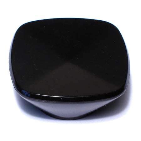 Midwest Fastener #10-24 x 1-3/4" Black Heat Resistant Plastic Coarse Thread Square Knobs 5PK 77963